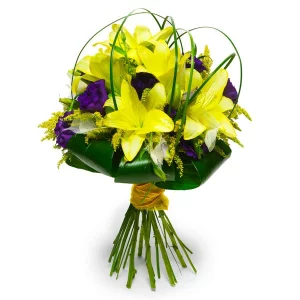 Букет из желтых лилий Букет из желтых лилий